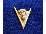 Cadillac Crest Hat Pin Lapel Emblem Accessory Badge Gm Eldorado 62 Sedan. Fixed Price $12.00.