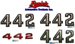 1972 Olds Cutlass 442 Emblem Set Grille Fenders Trunk. Fixed Price $149.00.