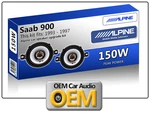 Saab 900 Front Dash Speakers Alpine 3.5" 8.7CM Car Kit 150W Max Power. Fixed Price $63.54.