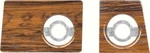 1969 Camaro Cherrywood Radio Dash Plates Volume And Tuning. Fixed Price $41.48.