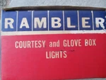 1966 Amc Rambler Classic Nos Courtesy And Glove Box Lights. Fixed Price $149.66.