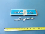 Chevrolet 1962 Impala Quarter Panel Emblems Pair Nos Gm Trim. Fixed Price $75.00.