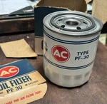 Nos Gm PF30 White Embossed Oil Filter Olds 442 W30 Pontiac Gto Tri Power Cadi. Fixed Price $299.99.
