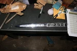 Excellent Original 1961 62 Ford F-250 Pickup Hood Emblem Spear C1TB-9121013 L/h. Fixed Price $154.42.