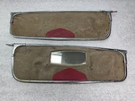 46 47 48 Sun Visors Gm Pair W Beveled Mirror Chevy Pontiac Buick Style PONIN4938. Fixed Price $124.37.