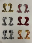 Metal Cobra Snake Dash Shelby Fender Grille Emblems Badge Ford Mustang 3.75 In. Fixed Price $15.99.