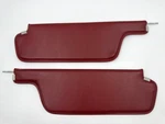 Burgundy Sunvisor Set For 1966-1967 Chrysler Dodge Charger Coronet Gtx Dart Cuda. Fixed Price $142.40.