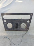 Triumph Spitfire MK2 Center Dash Fascia Wood Gauge Panel Black Original Lhd. Fixed Price $75.00.