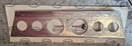 Rare Haneline 1966 Chevelle / Camino Malibu Hole Engine Turned Dash Panel. Fixed Price $160.00.