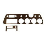 Dash Cover Insert Trim W/air Gunstock Vinyl (assembly) 2PC For 1967 Pontiac Gto. Fixed Price $283.61.