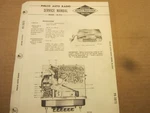 1957 Philco Auto Radio Service Manual Mercury M-5741. Fixed Price $12.00.