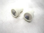 1959 Ford Fairlane Vent Knob White With Silver Insert New *. Fixed Price $16.75.