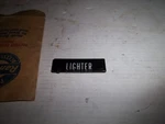 1965 1966 Amc Rambler Classic Cigerette Lighter Lens For Dash Nos. Fixed Price $9.99.
