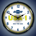Chevrolet Usa 1 Wall Clock, Led Lighted. Fixed Price $169.95.