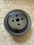1965-1970 Corvette New Water Pump Pulley Gm 3889372 427 454 Groove Black. Fixed Price $265.00.
