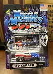 Muscle Machines 69 Chevy CAMAR0- Red White Blue Stars And STRIPES-1/64 Scale-nip. Fixed Price $10.50.