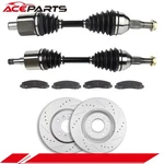For Chevrolet Impala Pontiac Grand Prix Front Cv Axle +brake Pads +rotors. Fixed Price $226.69.