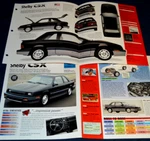 1989 Dodge Shadow Shelby Csx Specs Info Poster Original Brochure Vintage Vnt. Fixed Price $18.99.