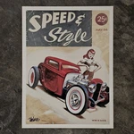 Out Of Print Signed Keith Weesner Poster Vtg 1932 Ford Window Hot Rod Mcm Art. Fixed Price $129.99.