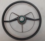 ** (1) Vintage 1954 Hudson Wasp 18" Black Steering Wheel Green Center Button. Fixed Price $299.00.