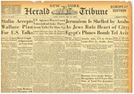State Of Israel Jerusalem Shelled By Arabs Tel Aviv Bombed Egypt 18 May 1948. Fixed Price $41.65.