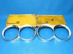 Nos Pair Gm 1959 Pontiac Bonneville Catalina Aluminum Headlight Bezels 5950322. Fixed Price $359.50.
