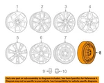 Chrysler Oem 17-25 Pacifica,voyager Wheels-compact Spare 4726720AC. Fixed Price $1203.59.