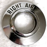 Original 63-64 Ford Galaxie Passenger Fresh Right Air Vent Bezel,dash,inlet,trim. Fixed Price $99.98.