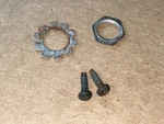 Corvette Wiper Door Vacuum Override Electrical Switch Nut And Washer 68 69 70-72. Fixed Price $13.50.