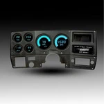 1973-1987 Gm/chevy Truck Direct Replacement Gauge Cluster, Teal Leds. Fixed Price $422.48.