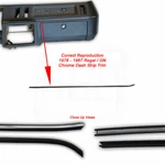 78-87 Gn Regal Oe Correct Instrument Panel Dash Board Chrome Molding Trim Strip. Fixed Price $62.95.