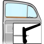 1952-1964 Vw Beetle Inner Door Window Scraper Lh Rh 111837475. Fixed Price $18.95.