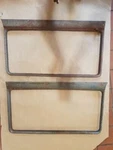 1956 Mercury Medalist 2DR Sedan Front Door Window Garnish Mouldings. Fixed Price $127.57.