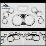 Chrome Instrument Dash Gauge Covers W/ Visor Kit Peterbilt 379 384 386 387 389. Fixed Price $37.99.