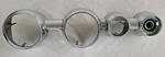 Oem 1958 Pontiac Dash Instrument Speedometer Chrome Bezel. Fixed Price $165.00.