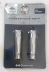 United Pacific- Peterbilt Clear Toggle Switch Extension 2-1/4" Long Chrome. Fixed Price $9.98.