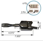 Wire Volvo Turn Signal Switch, Replaces 844013421 & Paccar TL1140. Fixed Price $82.00.