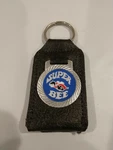 Nos 1970'S Leather Dodge Plymouth Super Bee Key Chain Fob Ring Holder Mopar Car. Fixed Price $14.99.