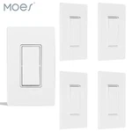 Moes 4/12 Pack Decorator Paddle Rocker Light Switch 15AMP 3 Way & Single Pole. Fixed Price $23.99.