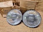 Nos Vintage Original Guide 5 3/4 Accessory Clear Fog Lamp Bulbs Lights Gm Chevy. Fixed Price $129.00.