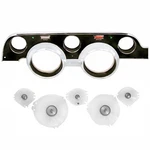1967 Mustang Dash Instrument Lens & Panel Bezel Black Standard Interior. Fixed Price $203.95.