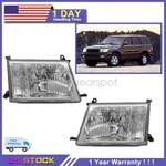 Pair For 1998-2005 Toyota Land Cruiser 100 Halogen Headlights Lamp Left + Right. Fixed Price $207.39.
