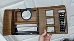 1977-1989 Cadillac Deville Fleetwood Cluster Bezel Light Woodgrain. Fixed Price $7.99.