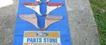 1955 Ford Full Size Left And Right Dash End Extensions Molding BN-7004335 Aw. Fixed Price $30.00.