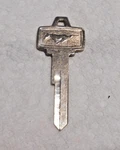 Vintage Original 64-1/2-66 Mustang Crest Key Products Of Ford Motor Uncut Blank. Fixed Price $45.00.