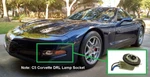 Drl Lamp Light Socket! Fits: 1997-04 C5 Chevy Corvette Frp Convertible Z06 LS1. Fixed Price $38.00.