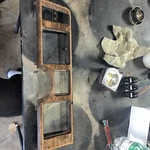 1980 1981 Pontiac Bonneville Dash Bezel Surround Woodgrain Gauge. Fixed Price $35.00.