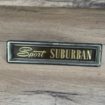 Oem Plymouth Fury Sport Suburban Emblem Dash Plate 1960S Station Wagon Read. Fixed Price $40.00.