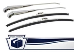 1974 1975 Ford F-250 Truck Polished Stainless Windshield Wiper Arms & Blades. Fixed Price $69.95.