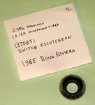 1965 Buick Riviera Headlamp Switch Wiper Escutcheon 1370851. Fixed Price $29.99.